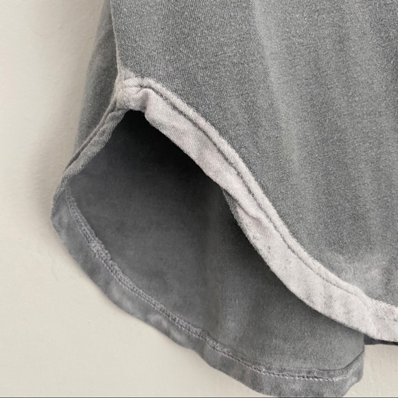 Grey Knit Dolman Tee Top - Picture 5 of 6